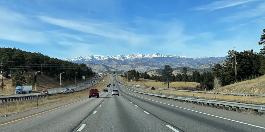 Rocky Mountains view Colorado